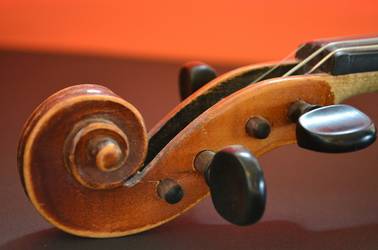 Hals einer Violine
